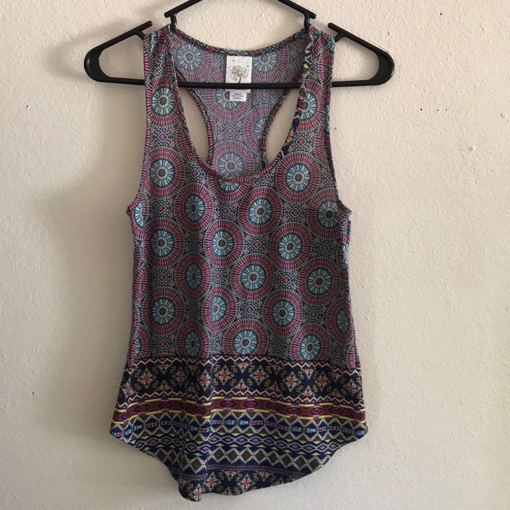 Tribal pattern tee